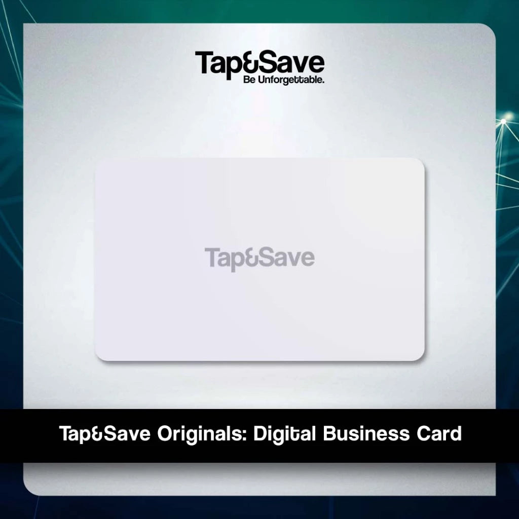 🚀 Level Up Your Networking with Tap&amp;Save Originals: The Digital Business Card of the Future!